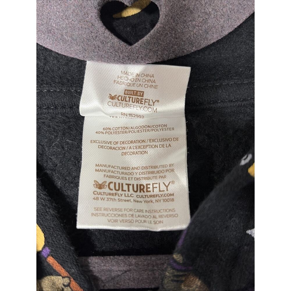 Pusheen CultureFly Full Zip Hoodie - Women's Sz XS - Witch Cat Black Halloween - Picture 5 of 5